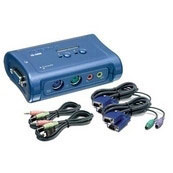 Trendnet TK-208K 2-Port PS/2 KVM Switch Kit w/ Audio